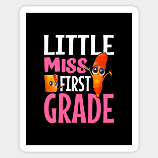 little miss first grade Sticker